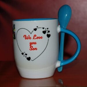 Custom Spoon Mug – Premium Ceramic, Sublimation Printed